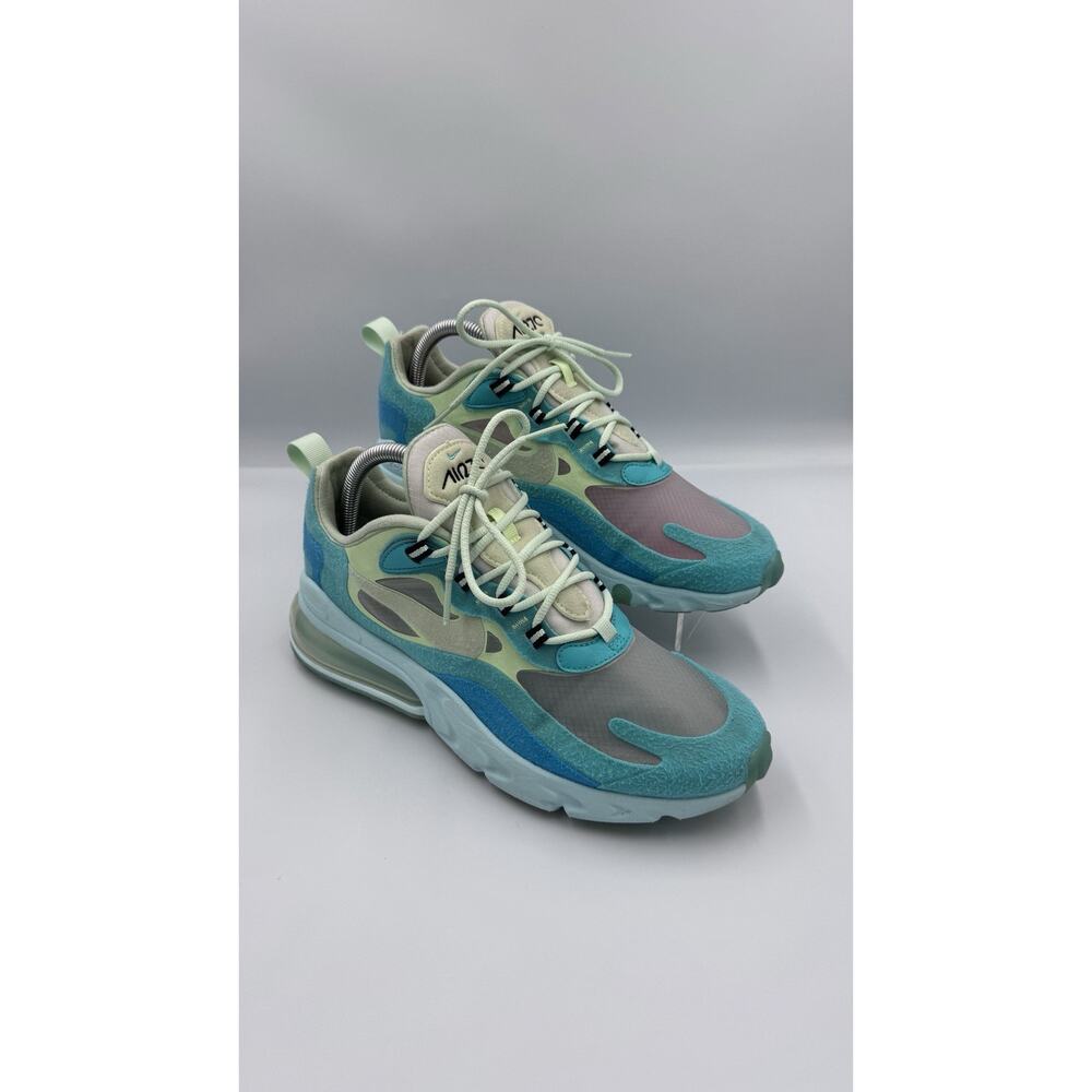 Nike Athletic Shoes Teal Blue Gray Cream